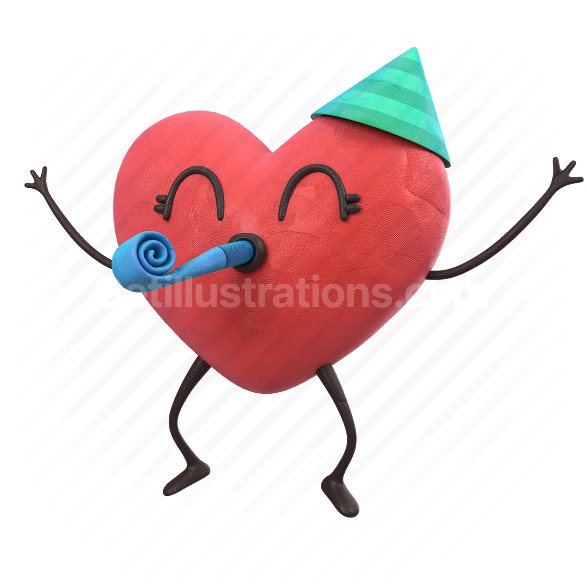 heart, love, romance, romantic, emoticon, emoji, character, party, celebration, celebrate, occasion, event